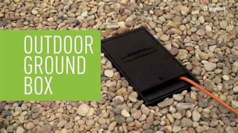 how to ground an outside electrical box|legrand wiremold outdoor ground box.